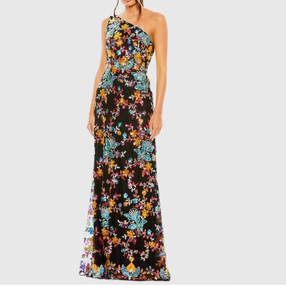 Colorful Mac Duggal Prom Dress